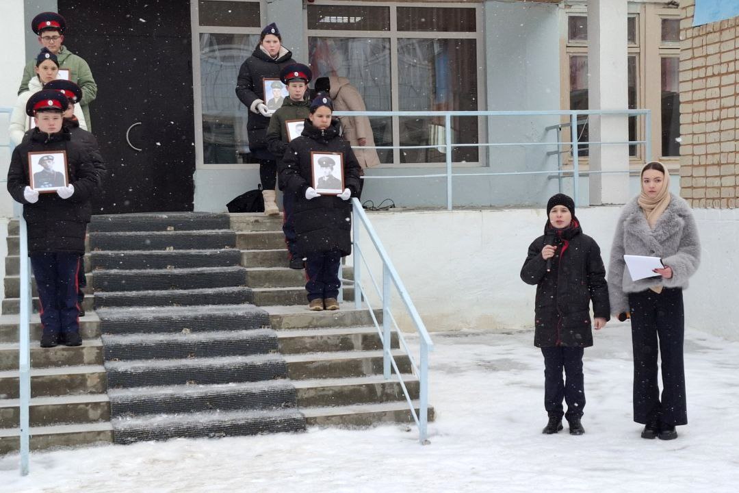 Митинг в селе Вязовка, посвященный Дню памяти о россиянах, исполнявших служебный долг за пределами Отечества.