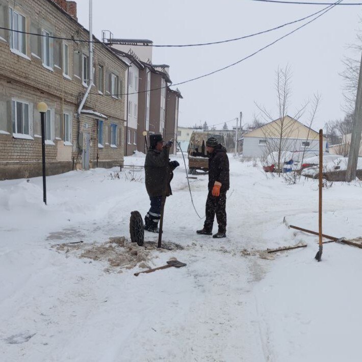 Ремонт канализационной сети.