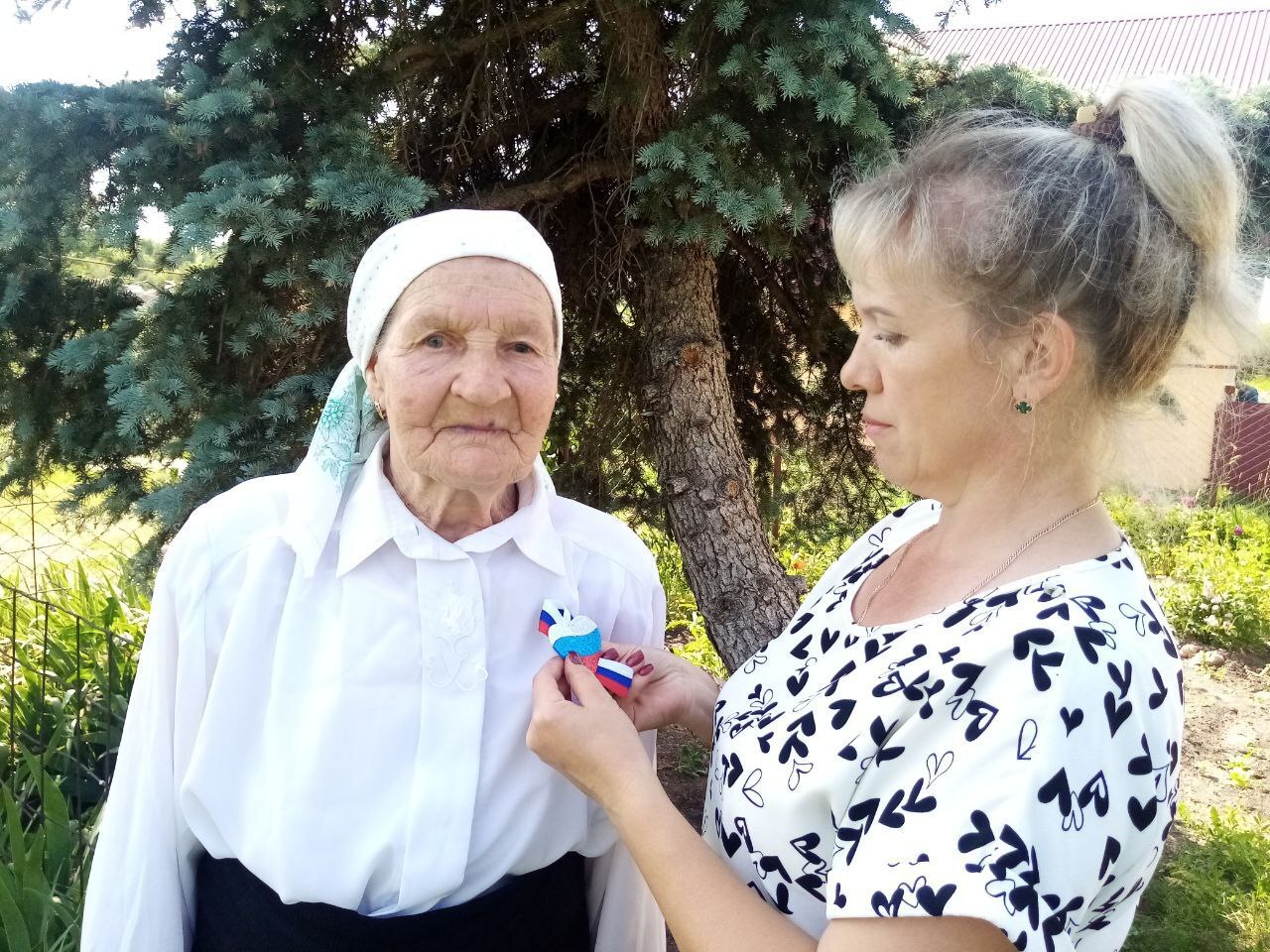 Акция «Сердце России» .