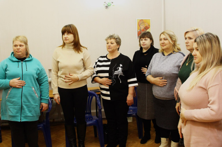 В Центральном доме культуры состоялся семинар «Работа над звуком и словом», организованный культорганизатором Широкинского сельского клуба Марией Геннадьевной Ивановой. В Центральном доме культуры состоялся семинар «Работа над звуком и словом», организованный культорганизатором Широкинского сельского клуба Марией Геннадьевной Ивановой.